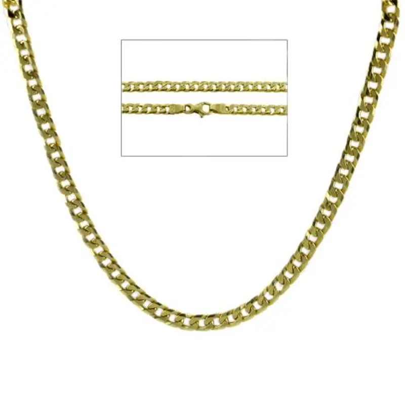 catena da uomo groumette in oro giallo 18 kt - 50 cm 30 grammi