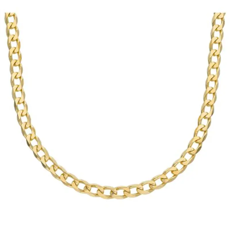 catena da uomo groumette in oro giallo da 50 cm - oro 18 kt