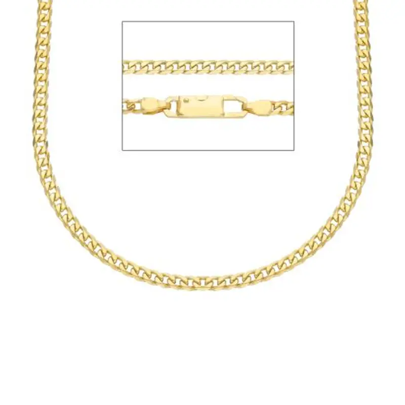 catena da uomo groumette in oro giallo da 60 cm - oro 18 kt
