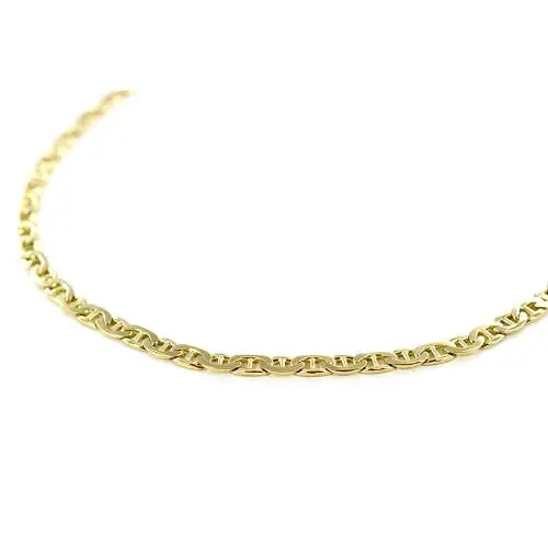 catena da uomo in oro giallo 18 kt maglia traversino 37 gr - 50 cm miniatura 3