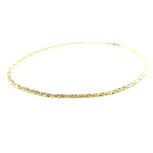 catena da uomo in oro giallo 18 kt maglia traversino 37 gr - 50 cm miniatura 4