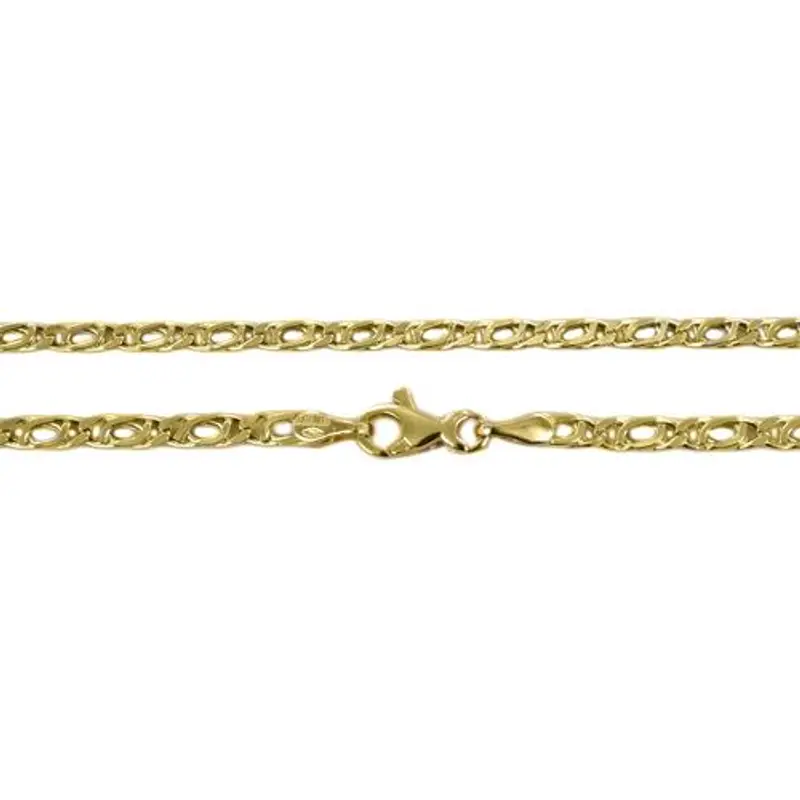 catena da uomo occhio di pernice 60cm in oro giallo 18kt