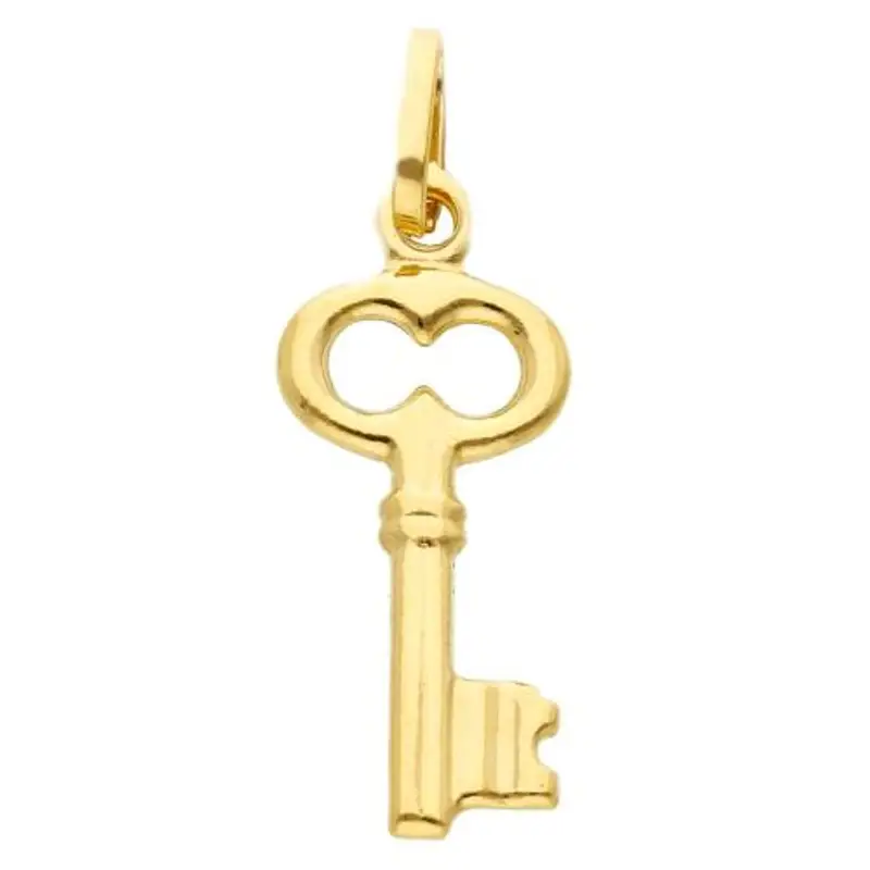 ciondolo chiave in oro giallo