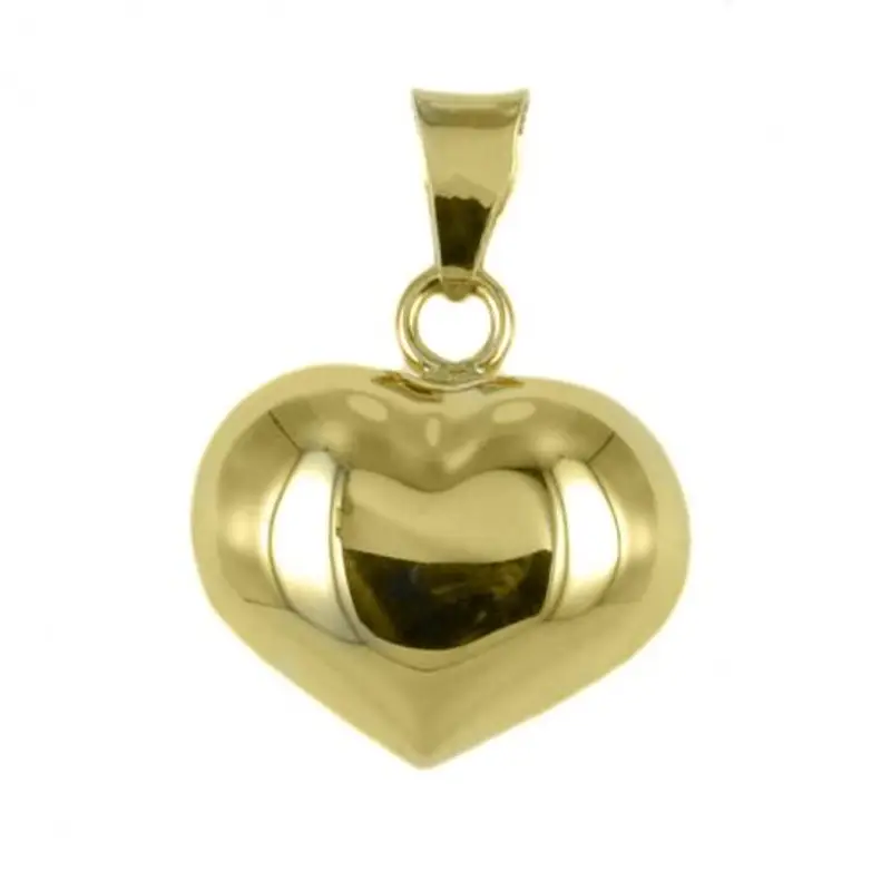 ciondolo cuore in oro giallo maxi