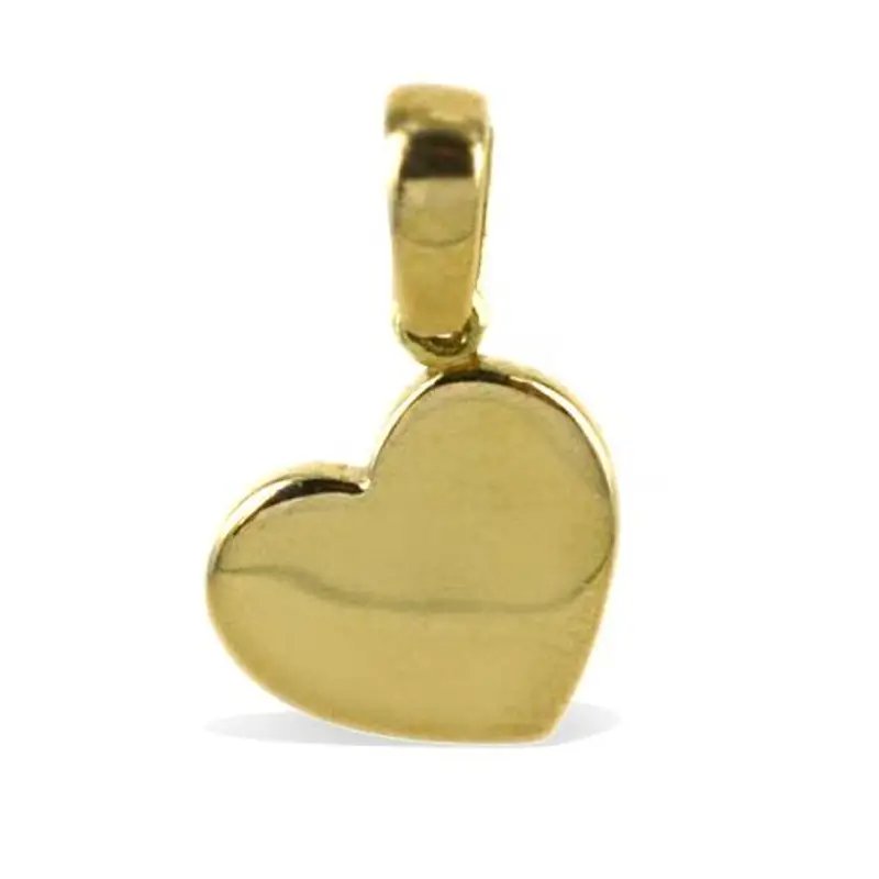 ciondolo cuore in oro giallo