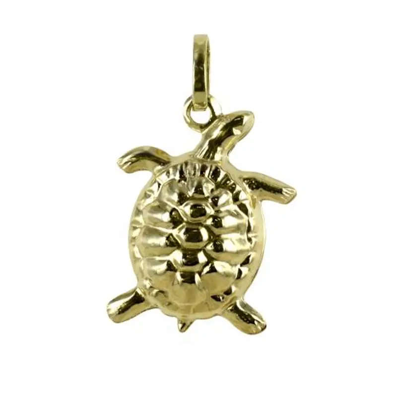 ciondolo tartaruga in oro giallo