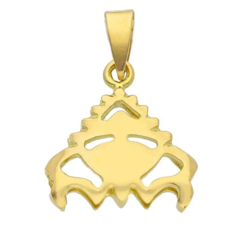 ciondolo zodiaco in oro giallo - segno cancro