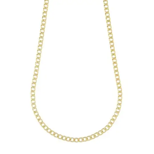 collana catena da uomo groumette leggera oro giallo 50 cm slim