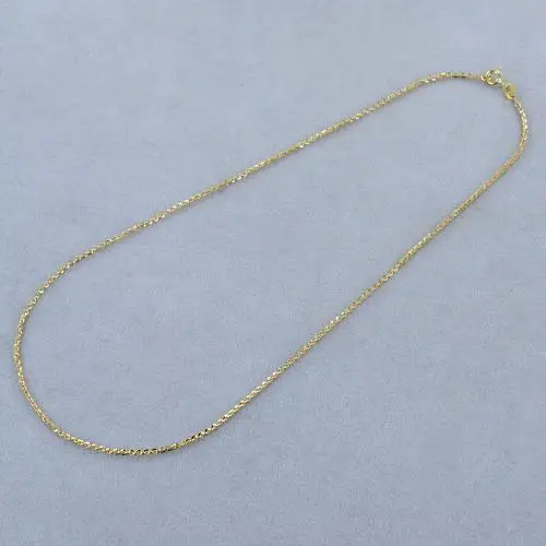 collana catena maglia rolo da donna in oro giallo 40 cm media miniatura 5