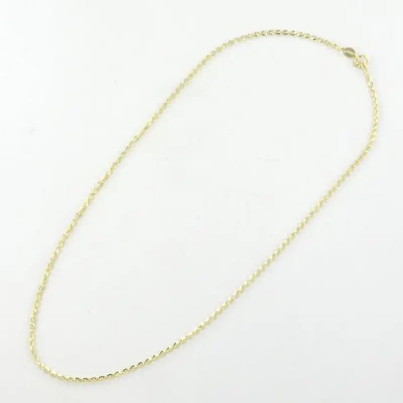 collana catena maglia rolo da donna in oro giallo 44 cm