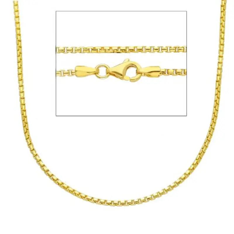 collana catena unisex veneziana lunga 50 cm grande spessore