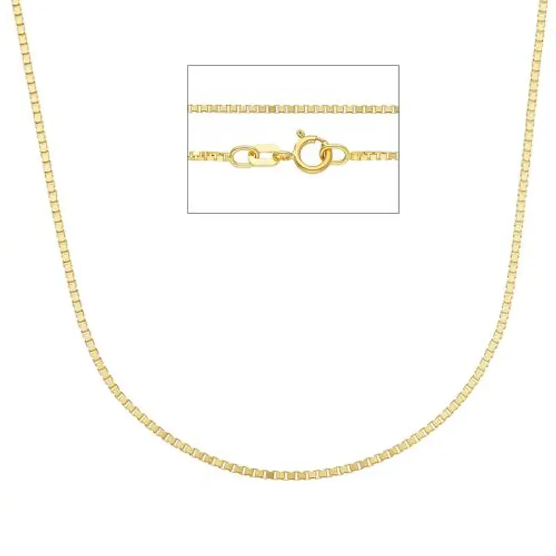 collana catena unisex veneziana lunga 60 cm molto spessa