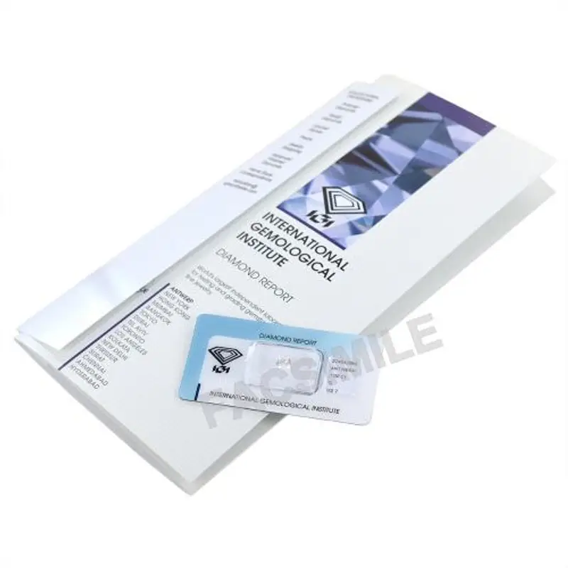 diamante certificato ct. 0,30 e if certificato igi