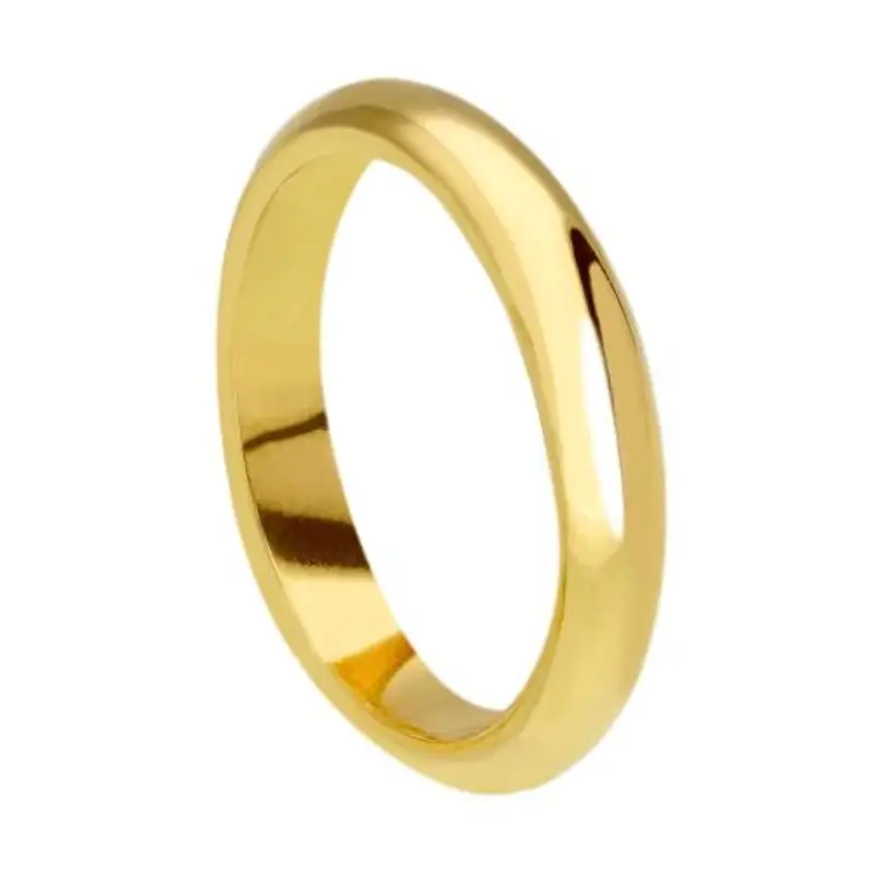 fede classica 4 mm in oro giallo 9 kt