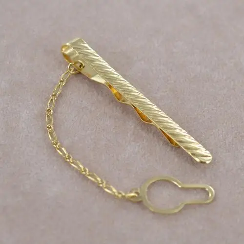 fermacravatte in oro giallo miniatura 3