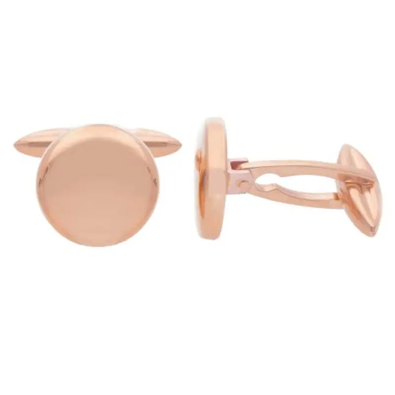 gemelli in oro rosa - gemelli classici da uomo in oro