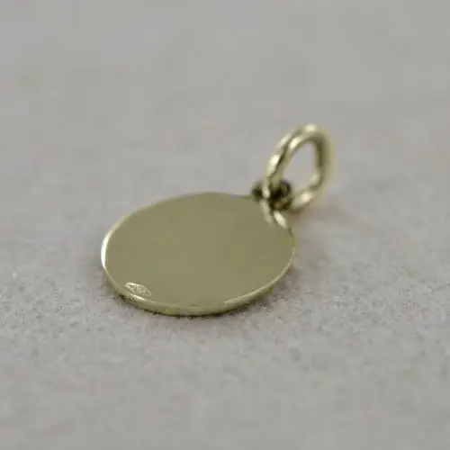 medaglia dell amore piu di ieri meno di domani in oro 10 mm miniatura 4