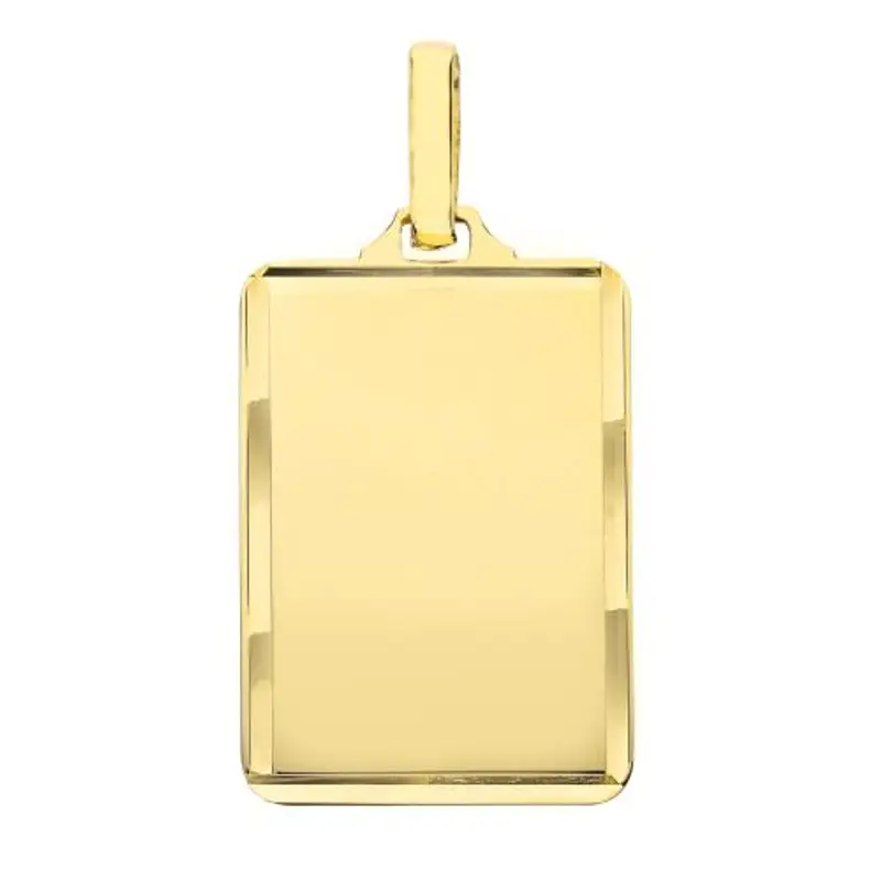 medaglia per incisione rettangolare