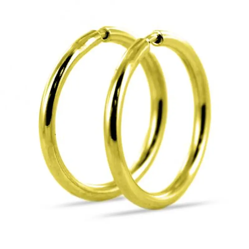 orecchini cerchio piccoli mini in oro giallo