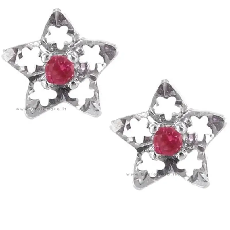 Cappagli Gioielli Orecchini Rosso 2372913