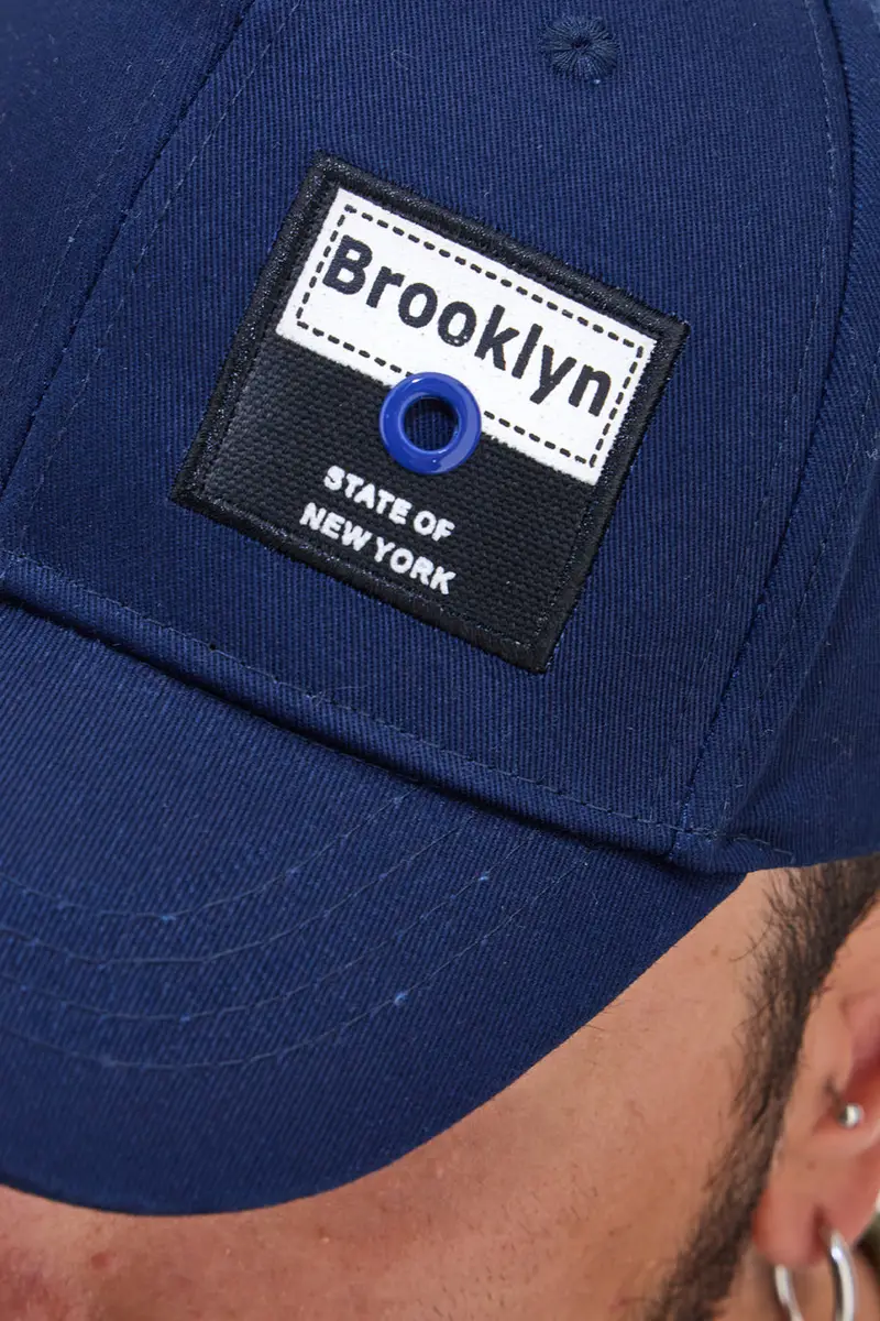 Cappellino Blu con Frontino Curvo Pittarello 07991 miniatura 3