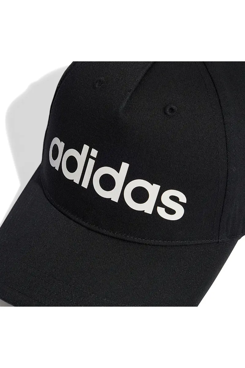 Cappellino con frontino nero e logo bianco ADIDAS DAILY CAP miniatura 3