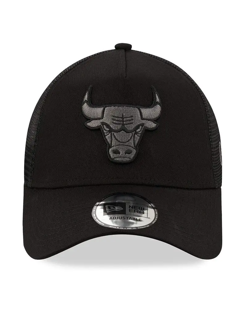 Cappellino New era 940 bob con logo del team Chicago Bulls Nero |  New Era