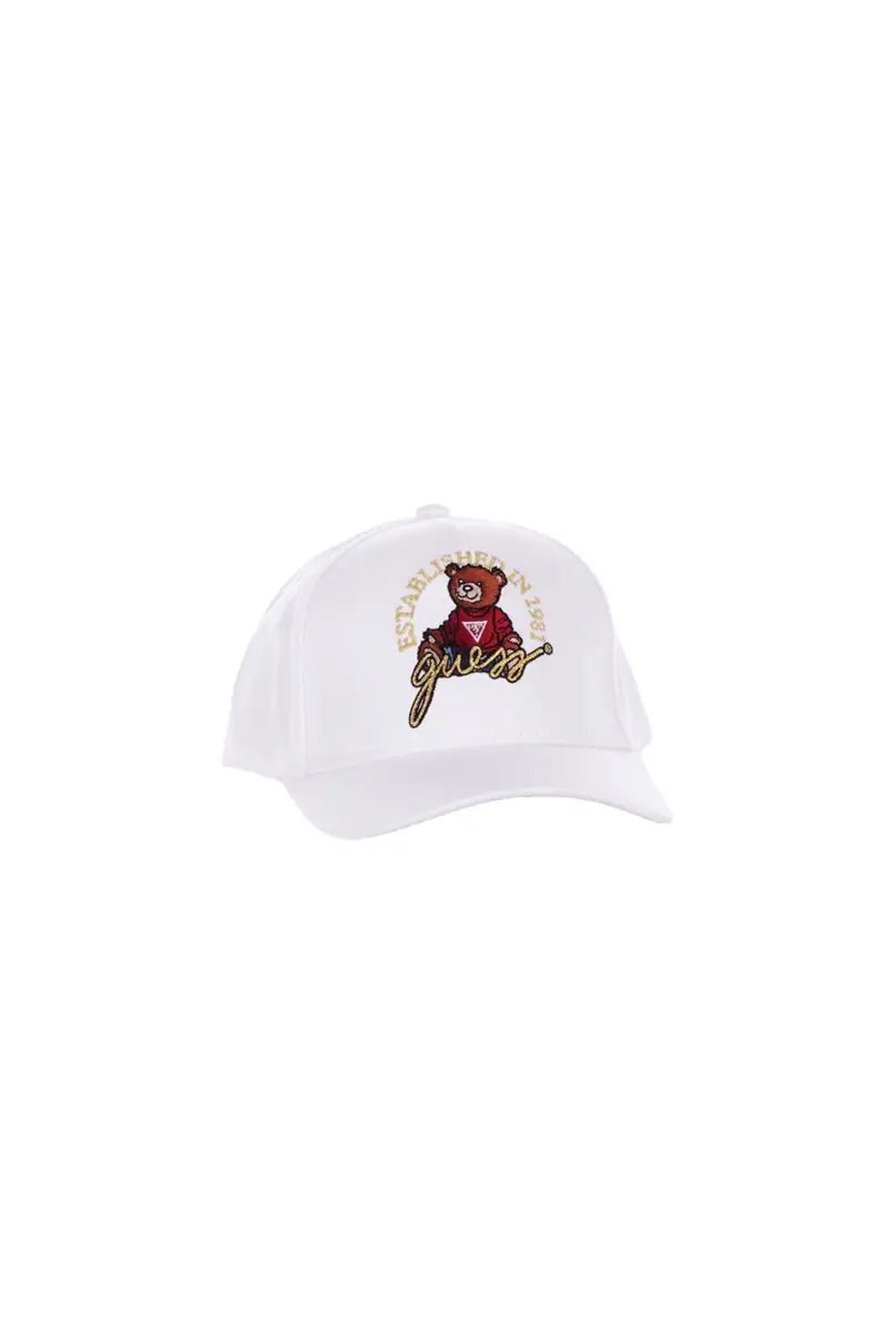 Cappello Bambino GUESS White Baseball cap miniatura 2
