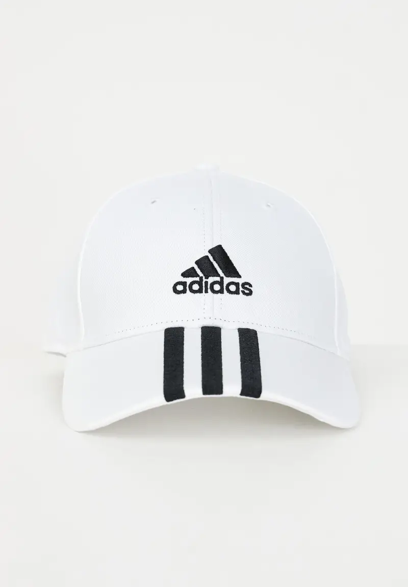 Cappello con visiera 3-Stripes bianco per uomo e donna