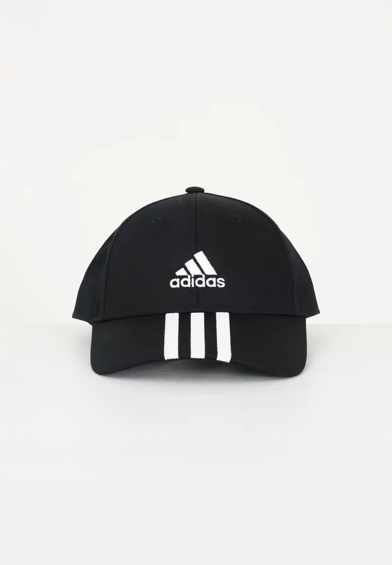 Cappello con visiera 3-Stripes nero per uomo e donna