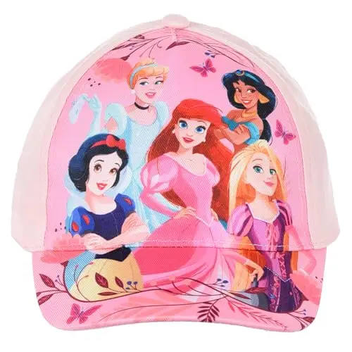 Cappello con Visiera Principesse Disney Berretto Rosa Estivo per Bambini Regolabile Protezione dai Raggi UV miniatura 2