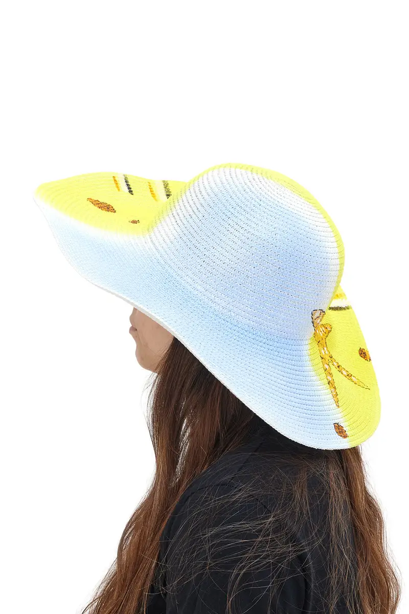 Cappello in Rafia Coveri Collection 230213 miniatura 3