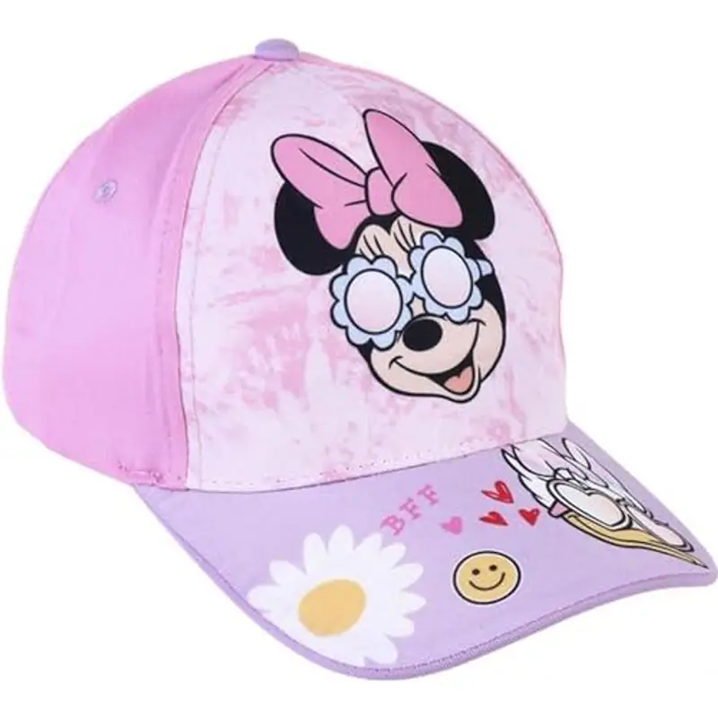 Cappello per Bambini di Minnie - Lilla - Da 2 a 8 Anni - Con Cotone e Poliestere - Berretto per Bambini con Strappo sul Retro Regolabile - Prodotto Originale Ideato in Spagna miniatura 2