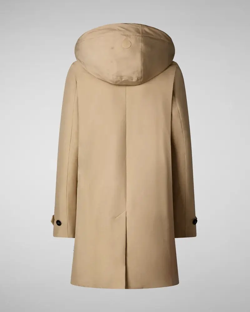 CAPPOTTO CON CAPPUCCIO EMBIE cammello miniatura 2