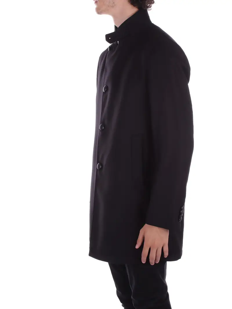 Cappotto Uomo TAGLIATORE Nero Cappotto miniatura 2