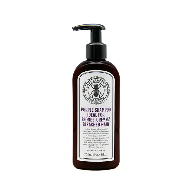 Shampoo colorante Captain Fawcett per capelli grigi e bianchi (Shampoo viola) 250 ml