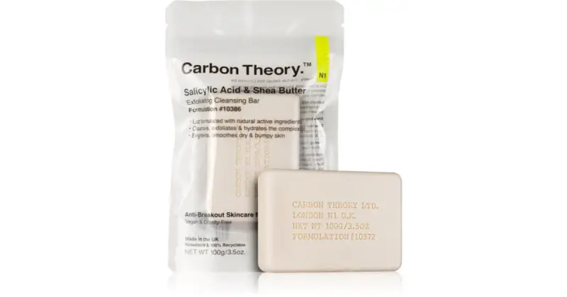 Barretta detergente esfoliante all'acido salicilico e burro di karitè - 100,0 g