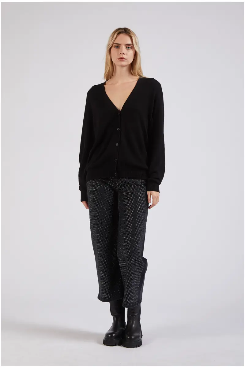 Cafè Noir Cardigan Nero 1413184