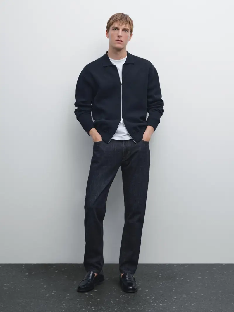 Massimo Dutti Cardigan Blu 2011131