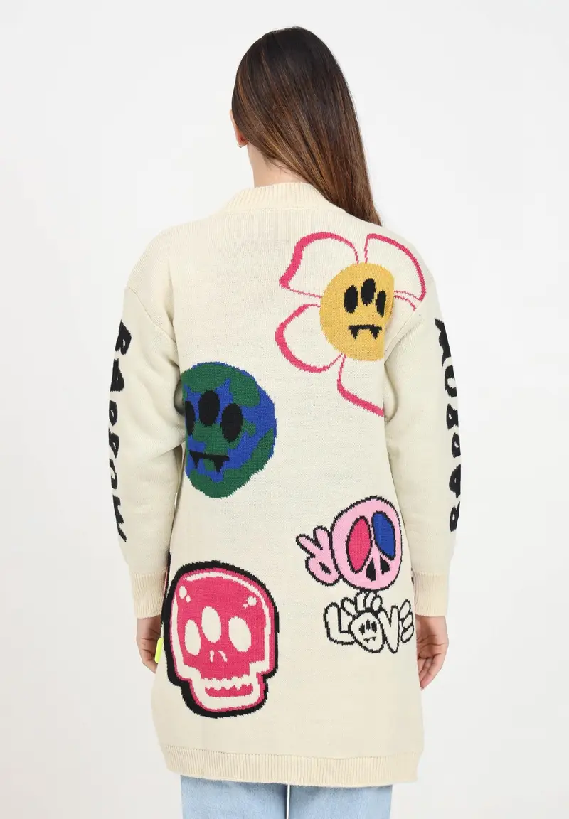 BARROW Cardigan Donna Rosa 919205 miniatura 2