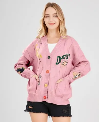 Ebossy Cardigan Donna Rosa 3506593 miniatura 2