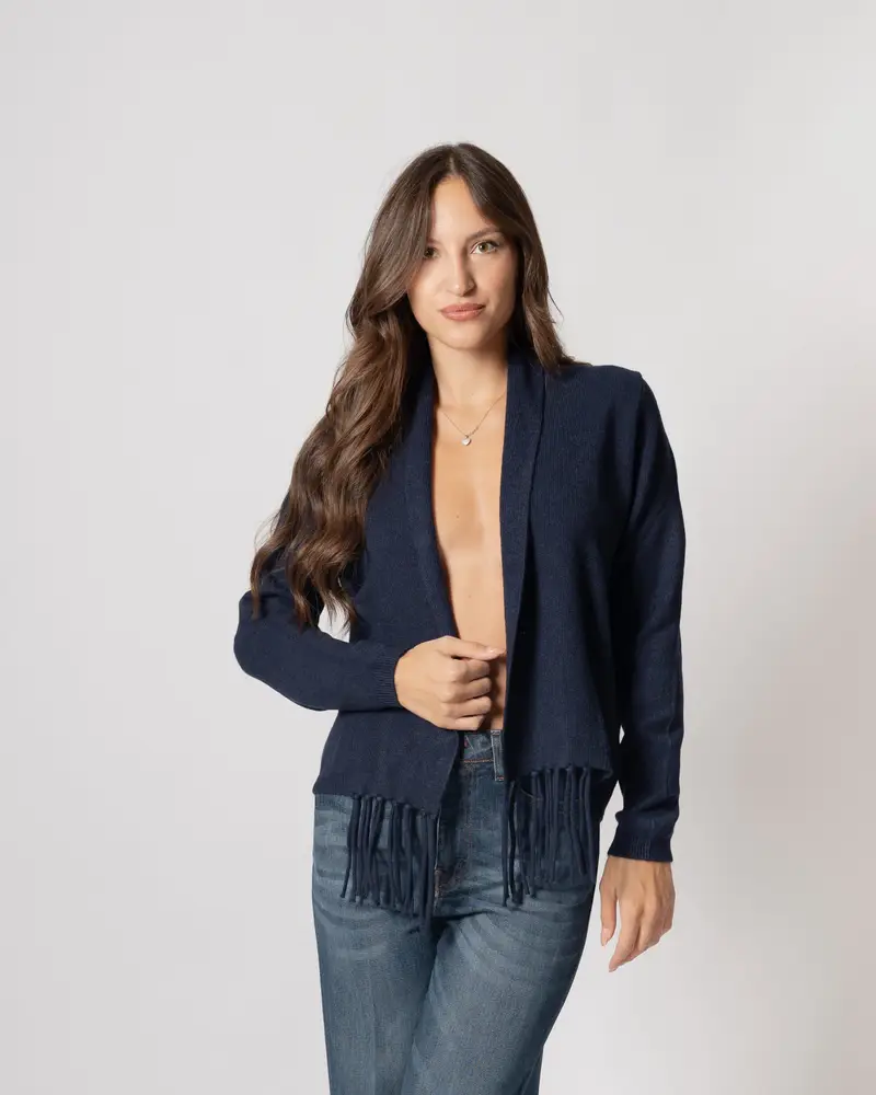 SUIJO Cardigan Blu 936658