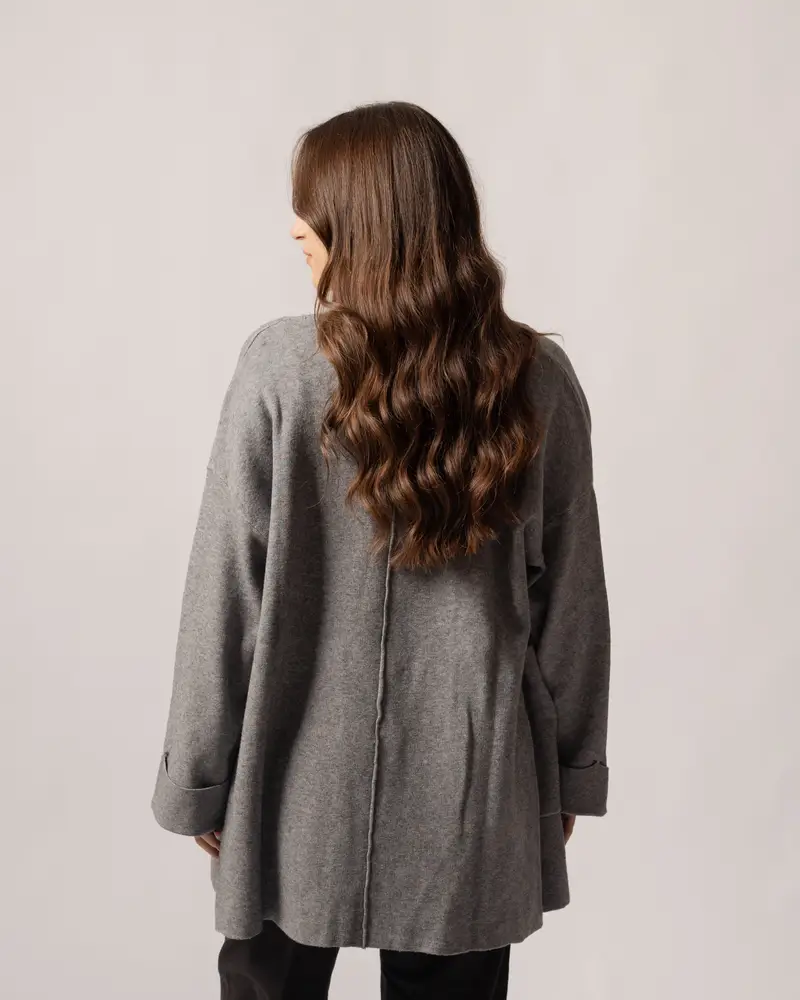 SUIJO Cardigan Grigio 936682 miniatura 2