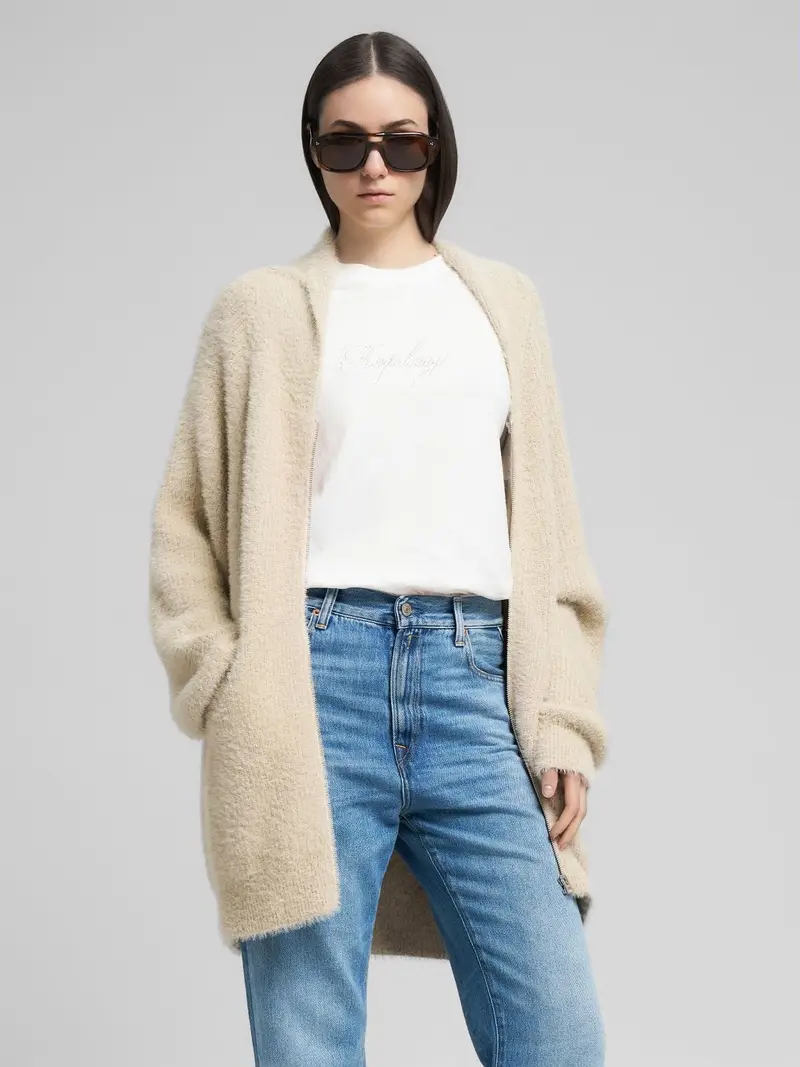 Replay Cardigan Beige 1991950
