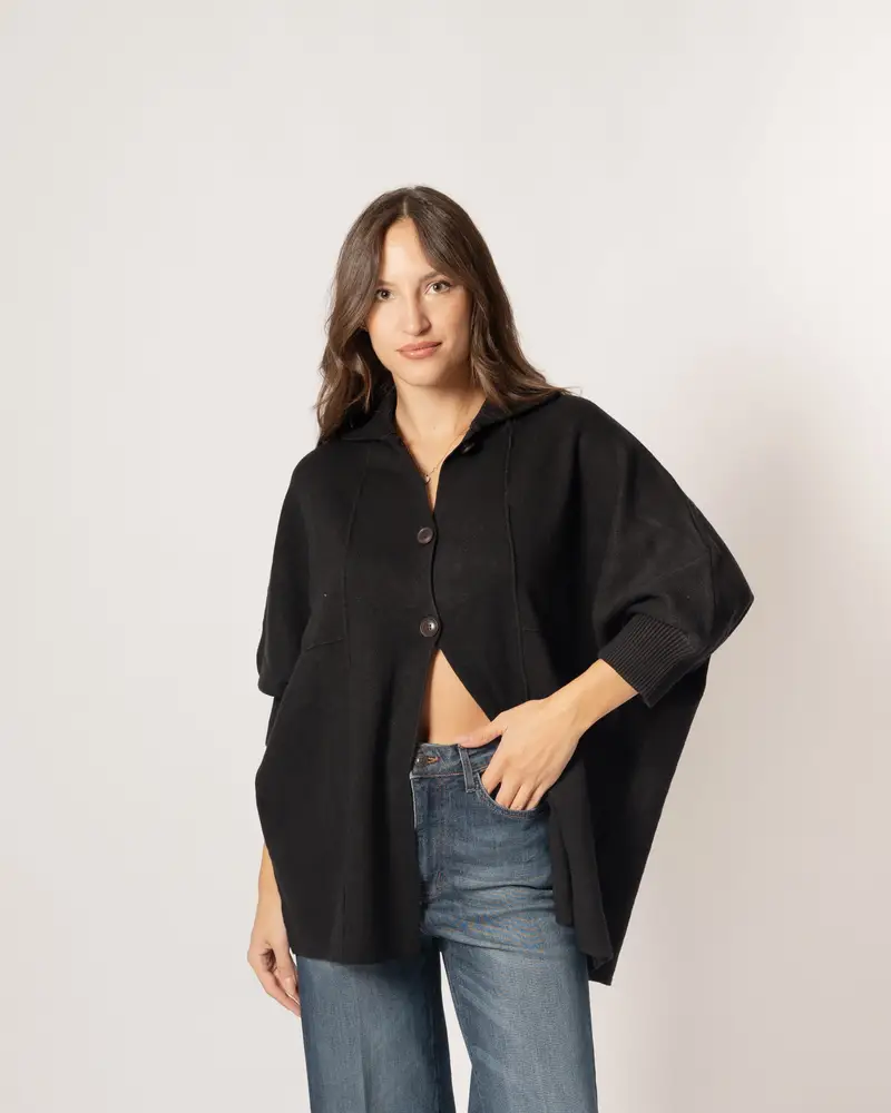 SUIJO Cardigan Nero 936656