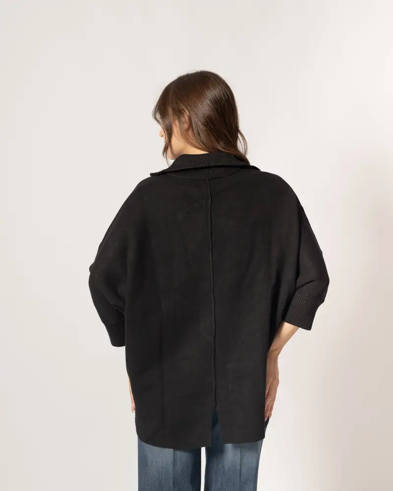 SUIJO Cardigan Nero 936656 miniatura 2
