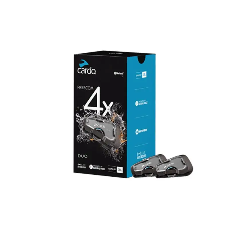 Cardo Interfono Bluetooth per moto Freecom 4X Duo