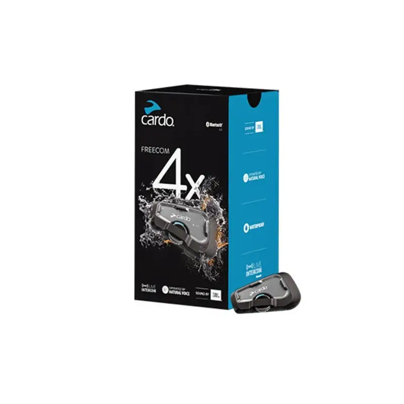 Cardo Interfono Bluetooth per moto Freecom 4X Solo