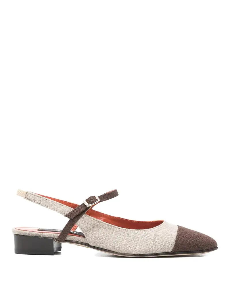 Balletti Oceano Slingback Marrone