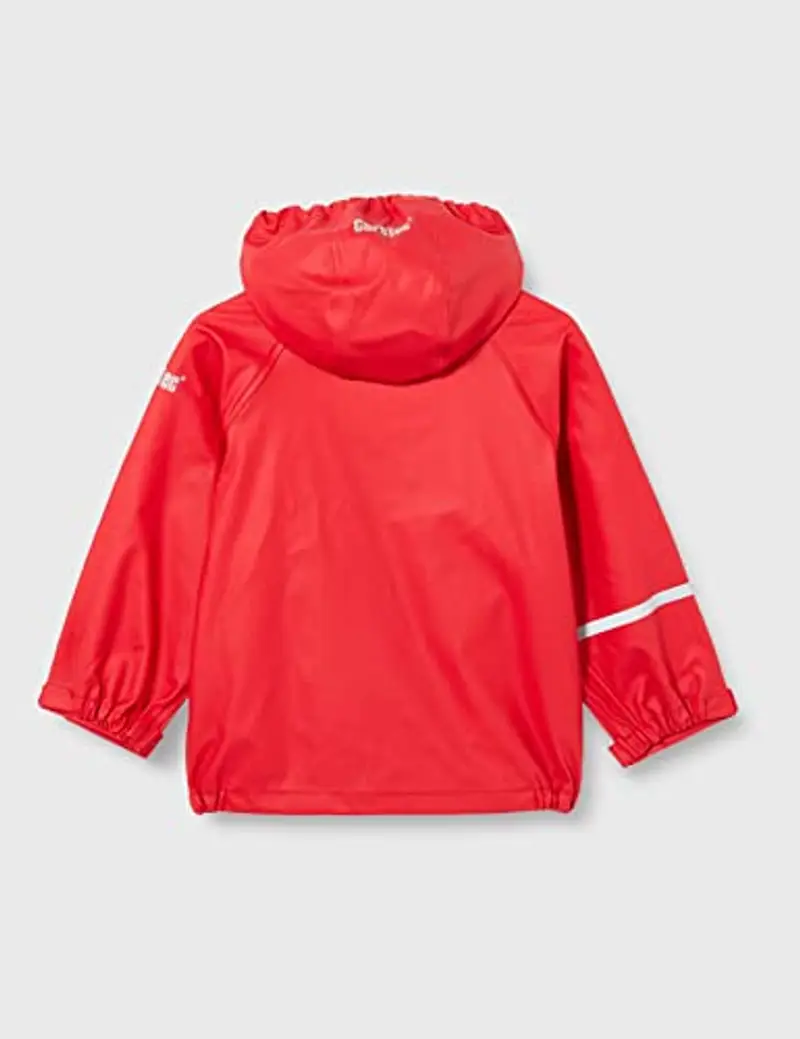 CareTec Rain Jacket-PU w/o Fleece Giacca Impermeabile, Red (402), 98 Bambine e Ragazze miniatura 3